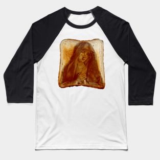 Virgin Mary On Toast Baseball T-Shirt